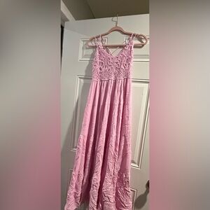 Jessica Simpson Pink Dress with Lace